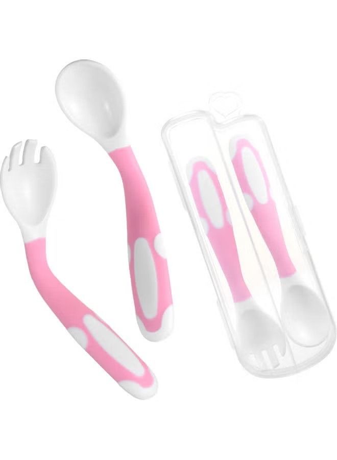 ORItI Non-Slip Baby Spoon And Fork Set