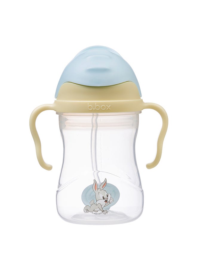 Looney Tunes Sippy Cup, Drink from any Angle, Fliptop, Weighted Straw, Leak Proof & Easy Grip, BPA Free, Dishwasher safe, From 6m+, 240ml/8 oz