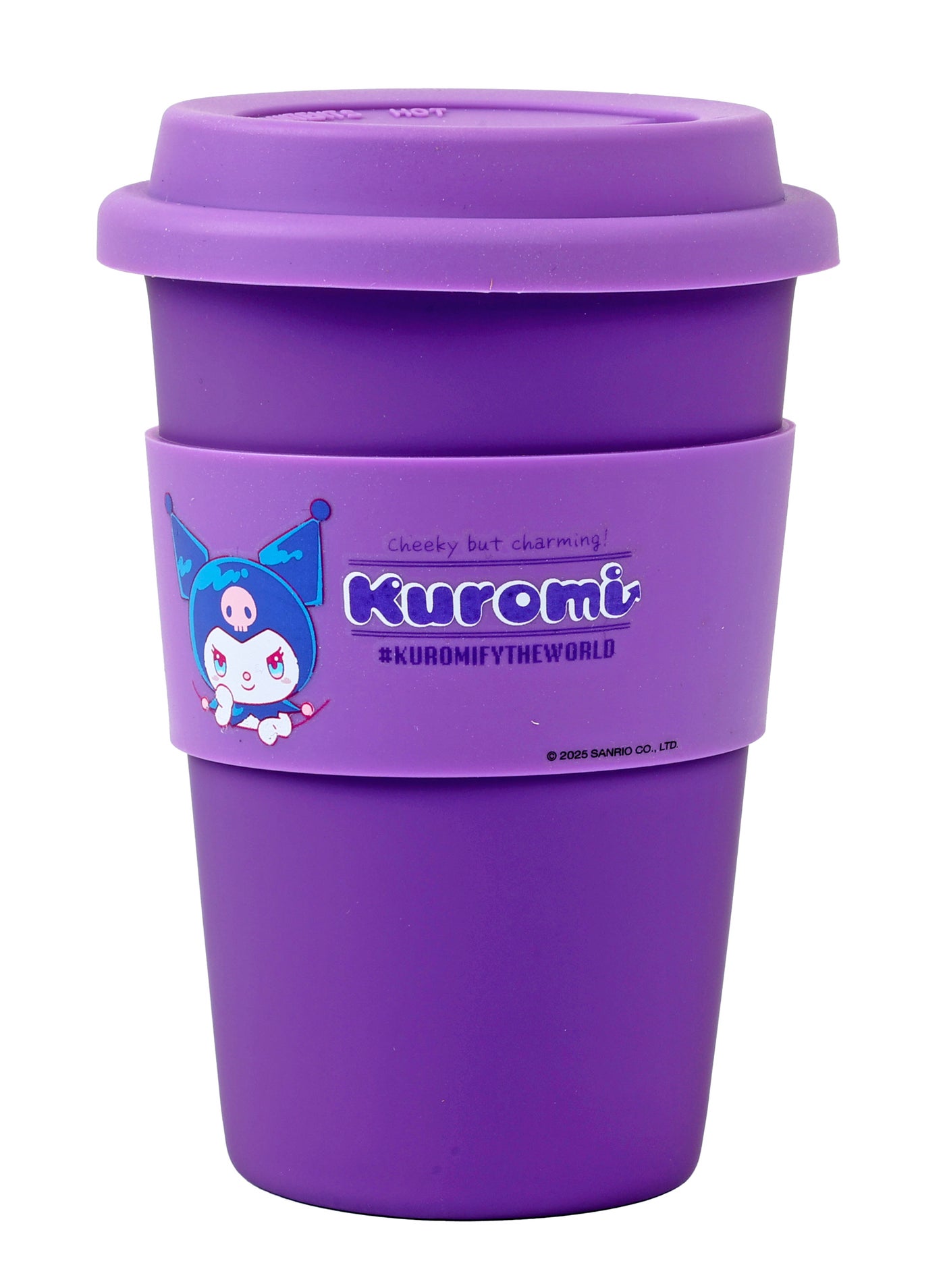 Sanrio Kuromi 400ml Ceramic Coffee Cup With Holder