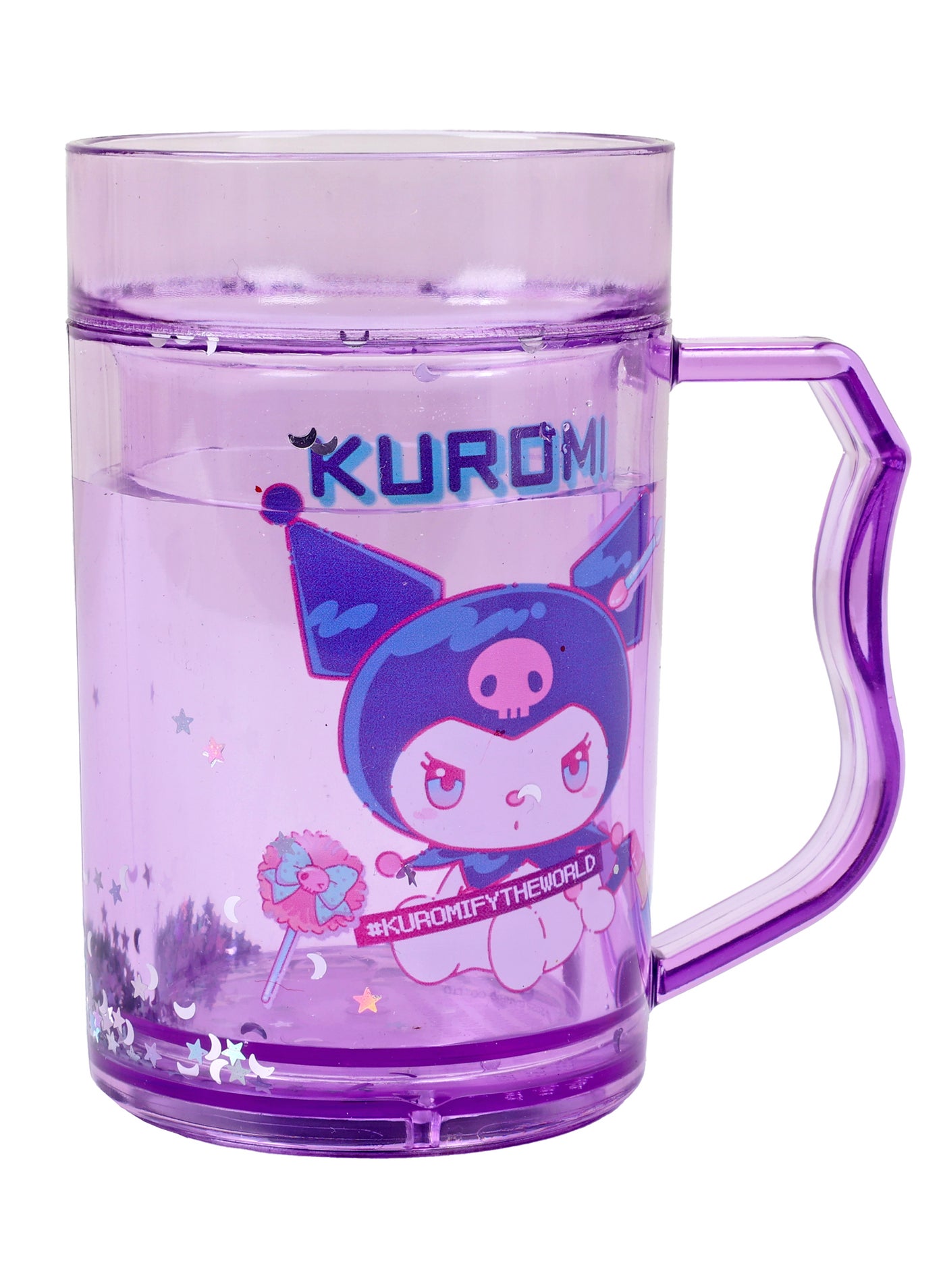 Sanrio Kuromi Plastic Mug With Lid