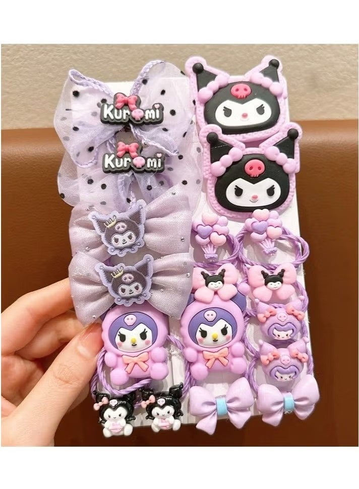 Kuromi children's rubber band for girls does not hurt hair and has good elasticity