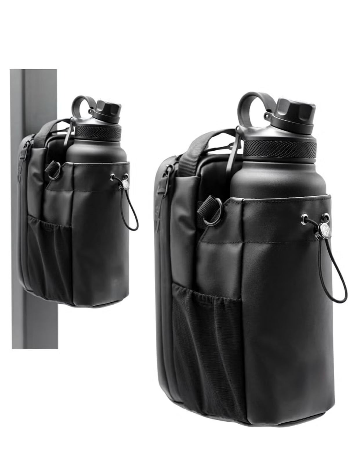 Nexora - Magnetic Bottle Bag Sling Bag for Men and Women | Magnetic Gym Bag for Gym, Travel, Work, and Sports | Keep Your Items off the Dirty Gym Floor With Magnetic Attachment