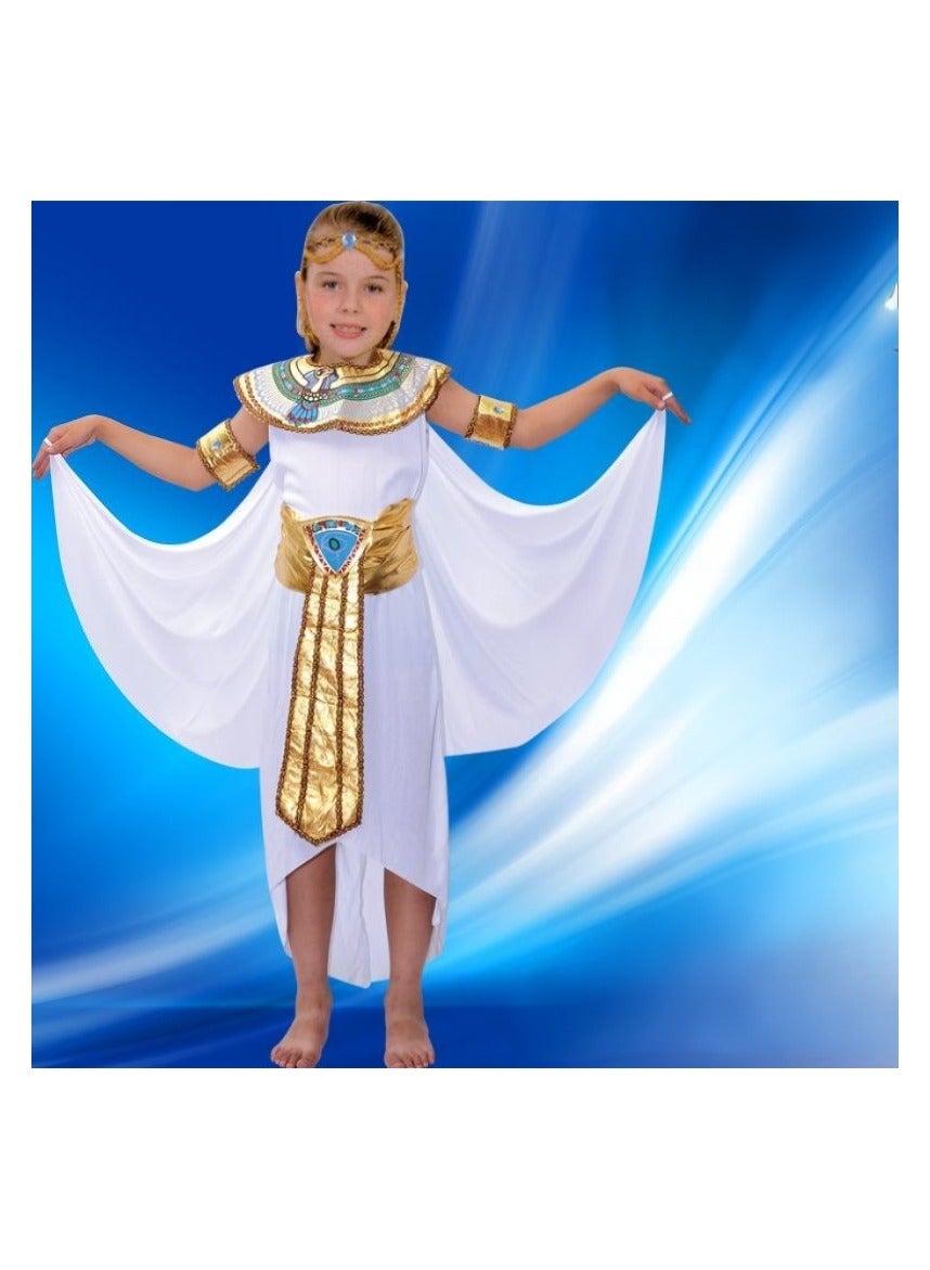 Kid's Egyptian Pharaoh Costume Women's Egyptian Queen Costume for Girls, Cosplay Halloween Party Costume
