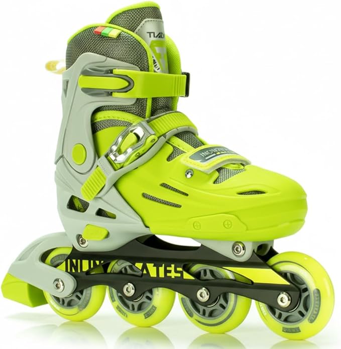 Inline & Roller Skates Shoes for Kids Youth and Adults, Adjustable inline Skates Shoes for Beginners Complete Set With Helmet and Protection, Small