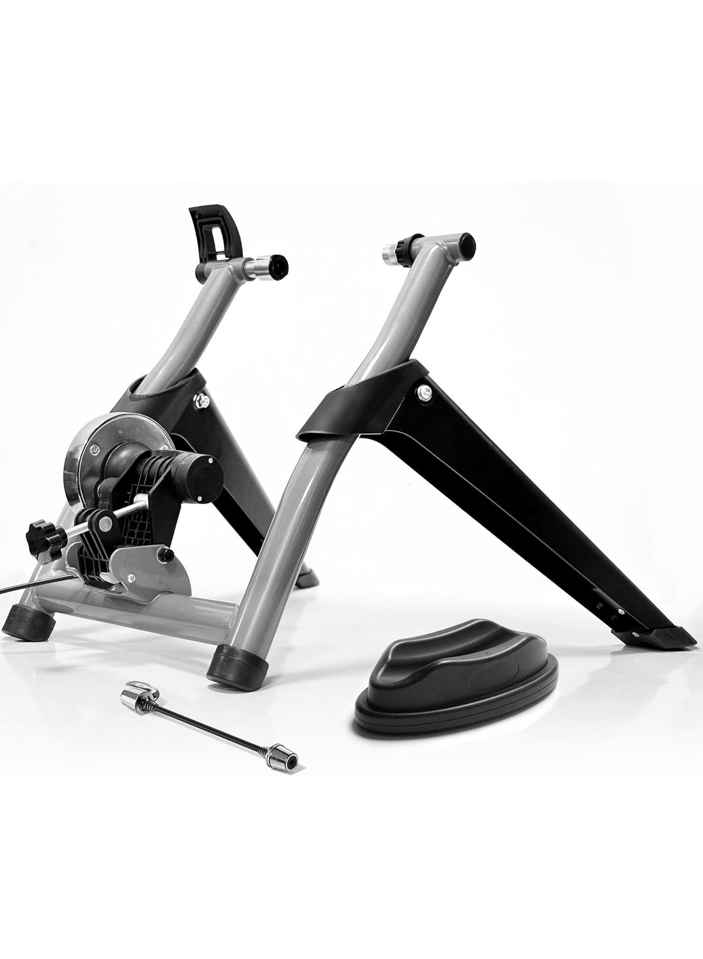 YOUWE7 Bike Trainer - Portable Fluid Stationary Bike Stand for Indoor Riding, Bike Trainer Stand with 26-29" & 700C Wheels, Quick Release Lever & Adjustable Rubber Feet,Upgraded Foldable Storage