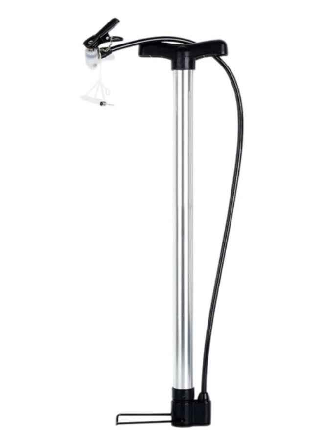 Heavy Duty 60cm High Pressure Floor Air Pump – Portable Bicycle Pump with Ergonomic T-Handle, Foot Pedal & Multi-Purpose Valve for Bikes, Motorcycles, Electric Scooters, Sports Balls & Inflatables