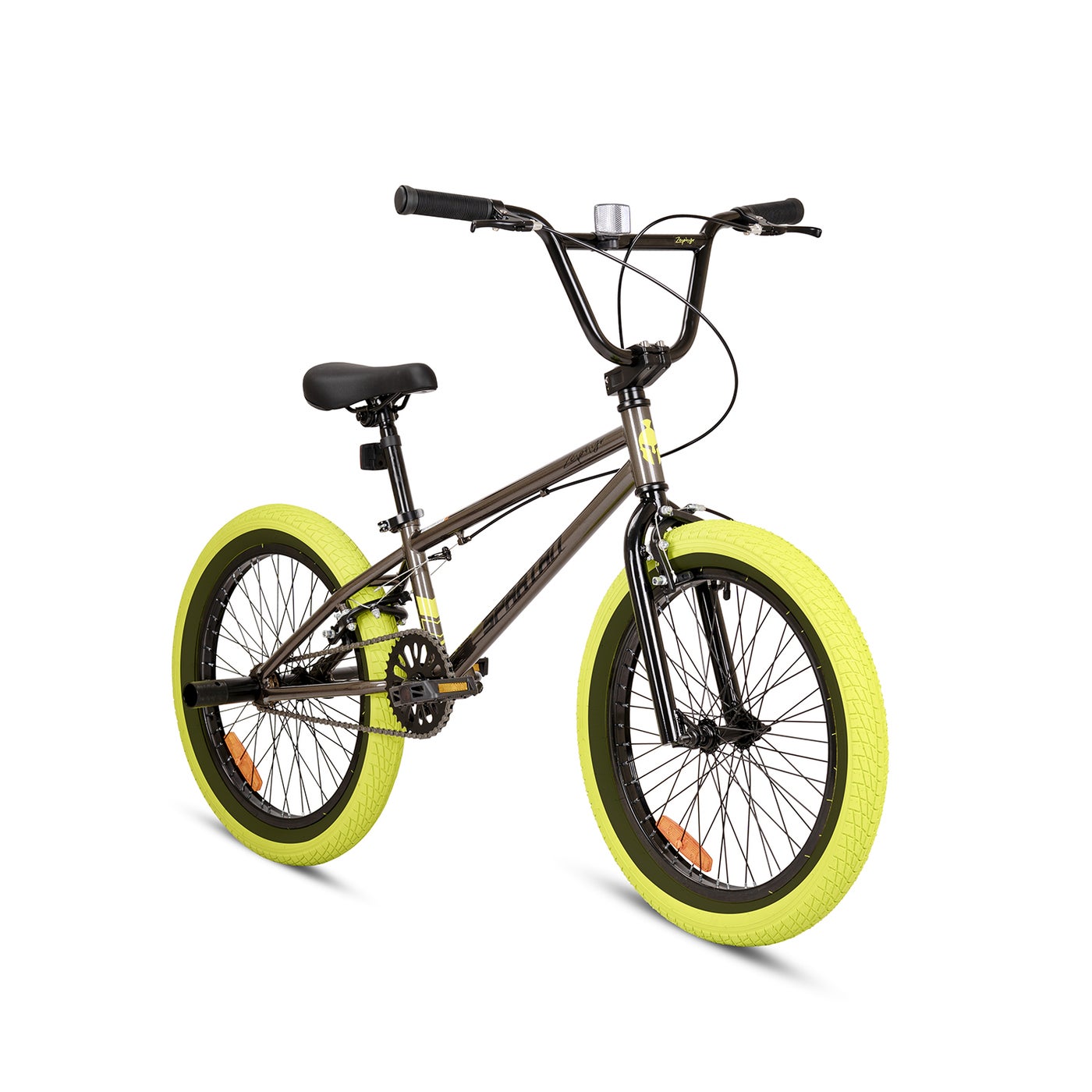 Spartan 20" Zephyr Freestyle BMX Bike – Steel Frame, 360° Handlebars, Front & Rear Caliper Brakes, Pegs Included – BMX for Boys Ages 7 to 12 – Bike for Park, Street & Trick Riding | SP-3294