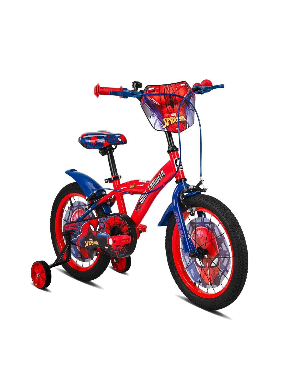 Spartan 14″ Super Spidey Bicycle – Lightweight, Ergonomic Marvel Ride for Kids