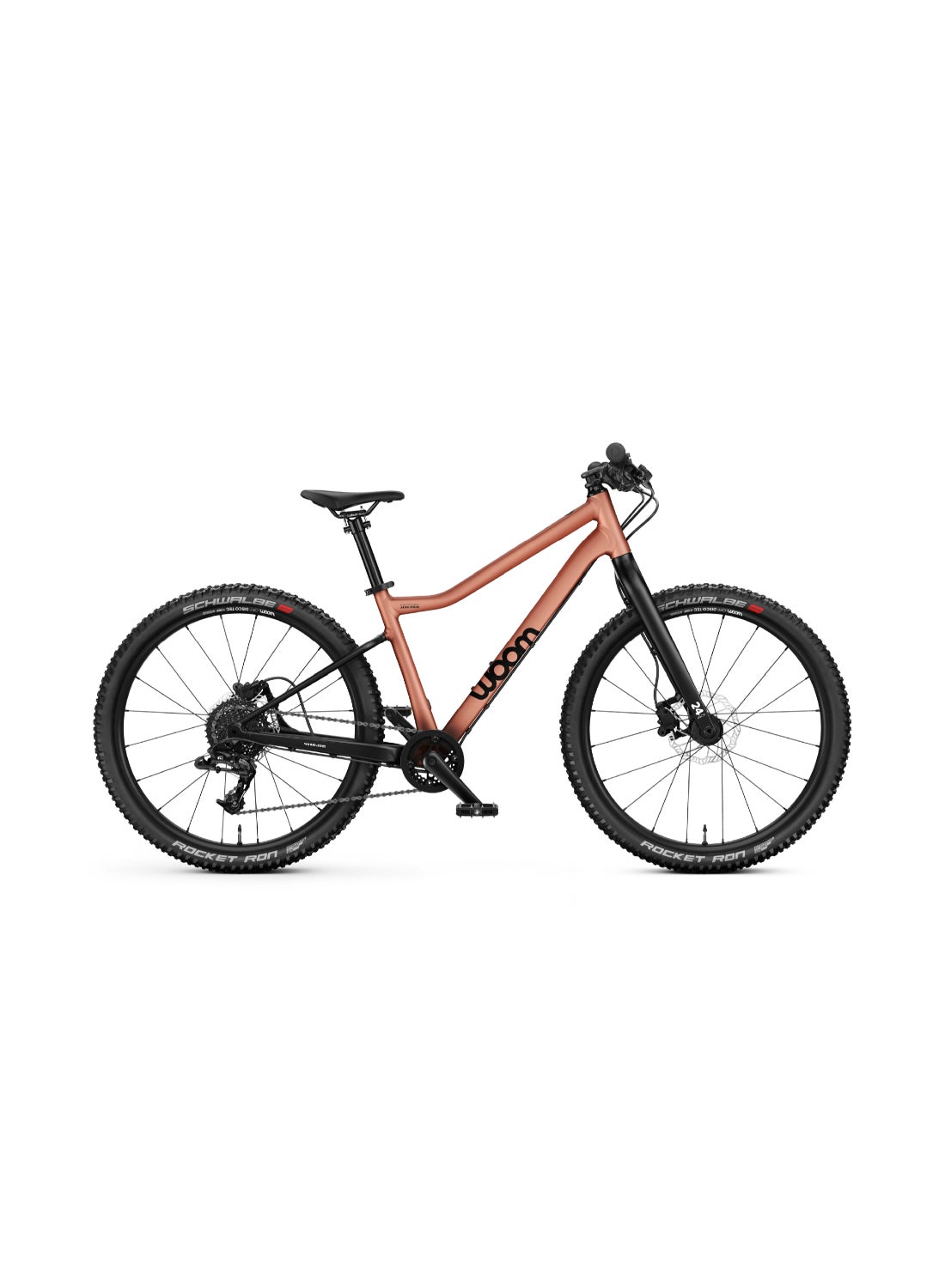 Woom OFF 5 Kids Mountain Bike|24-inch Wheels|Lightweight Aluminum Junior Bicycle|Disc Brakes|Youth Trail MTB|Terra Coppa