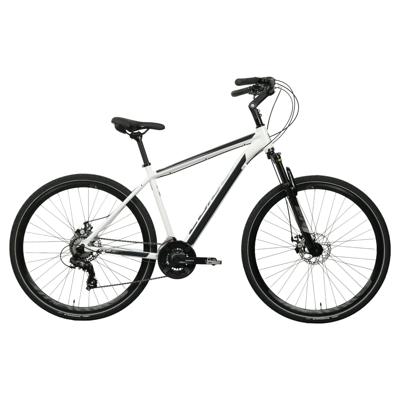 Ascent 262 Mountain Bike Medium | Reinforced Aluminium Frame | Suntour XCM Suspension Fork | Shimano 21-Speed Drivetrain | Reliable Mechanical Disc Brakes | White
