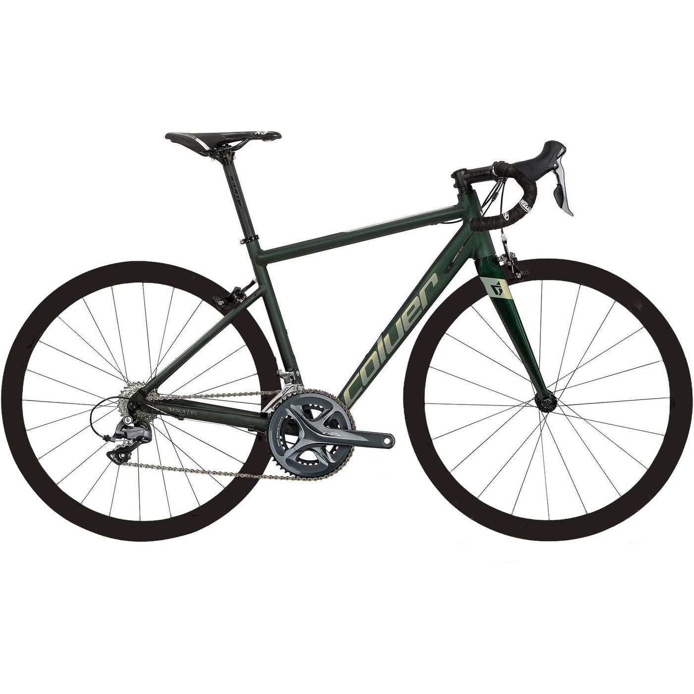 Radar AL 3.2 54 CM Road Bike | Hydroformed Aluminum Frame | Carbon Fork with Tapered Steerer | Shimano Sora 2x9-Speed Drivetrain | Green