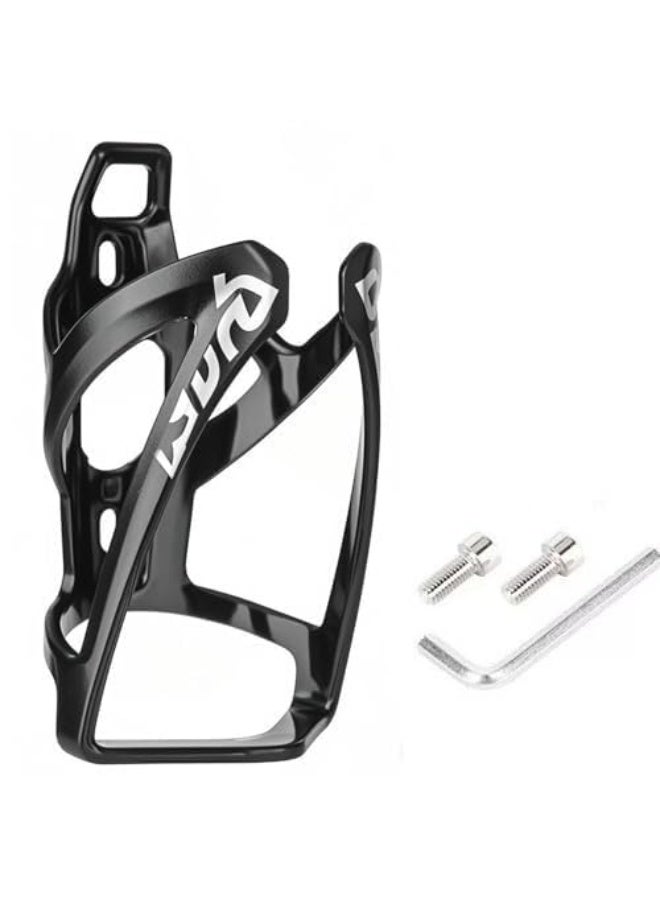 Bike Water Bottle Holders, Adjustable Plastic Bicycle Bottle Cages with Screw Tool, Durable Lightweight Plastic Cycling Cup Holder for Road & Mountain Bikes Cycling