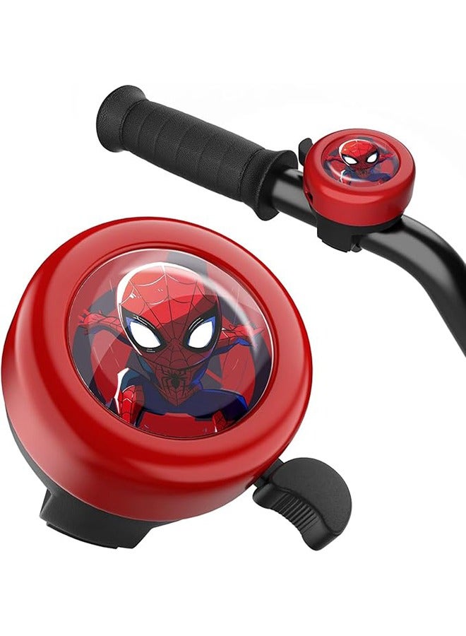 Bicycle Bike Bell for Kids, Cool Cartoon Bicycle Bell, Aluminum Bike Bell with Loud Clear Sound, Universal Fit for Bikes and Scooters, Bike Accessories for Kids Girls Boys Adults