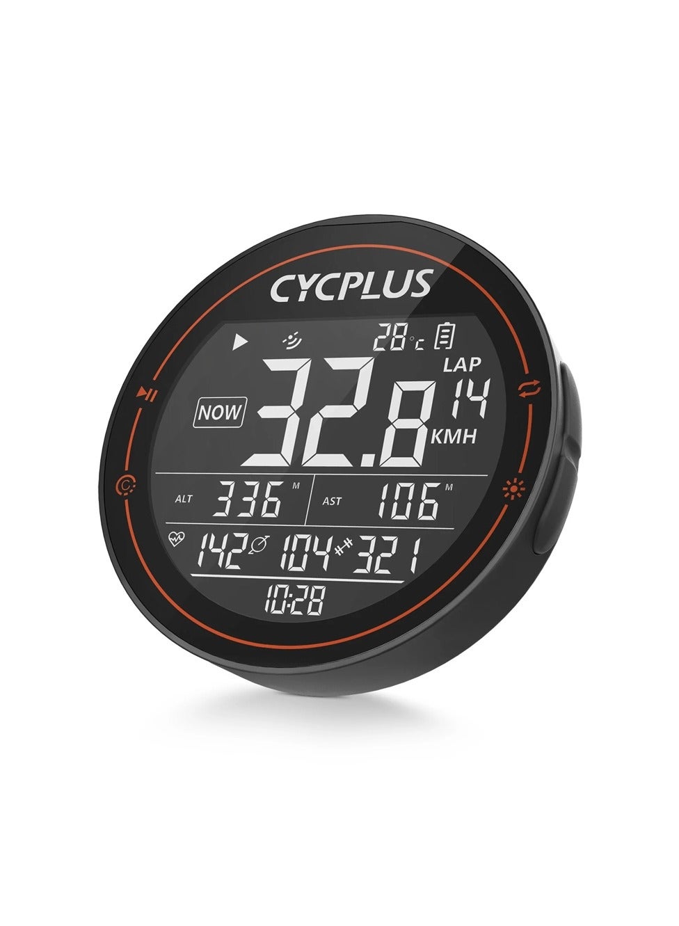 M2 GPS Bike Computer -  Innovative Bike Speedometer & Odometer  - 2.5" anti-dazzling LCD screen, 13 data metrics, 30-hour battery life