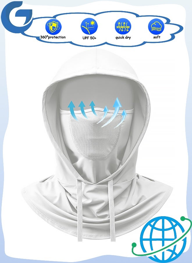3 in 1 Breathable Balaclava ski Face Mask Sun UV Protection Hood Breathable Full Head Mask Face Cover for Men Women Cycling Skiing Fishing