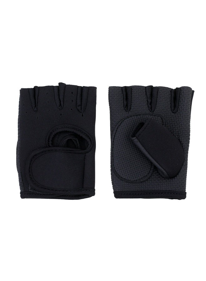 Sports half finger gloves, outdoor cycling fitness gloves, breathable, shock-absorbing, and wear-resistant gloves, men's and women's gloves(M)