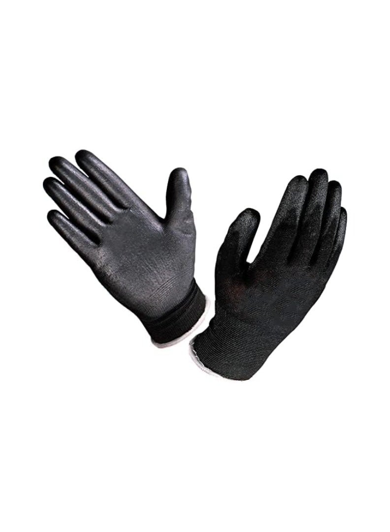 Black Grip Gloves Are Durable Multi Purpose Work Gloves Designed To Provide Excellent Grip Comfort And Protection For A Variety Of Tasks. This Pack Contains 10 Pairs Making It A Great Choice For Workplaces Diy Projects Or General Household Use.