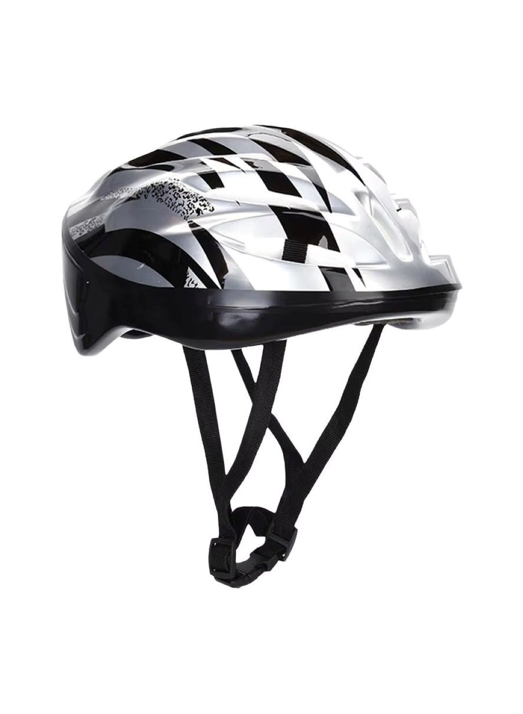 Skating Helmet Thick Sponge Inner Pad Protection Silver