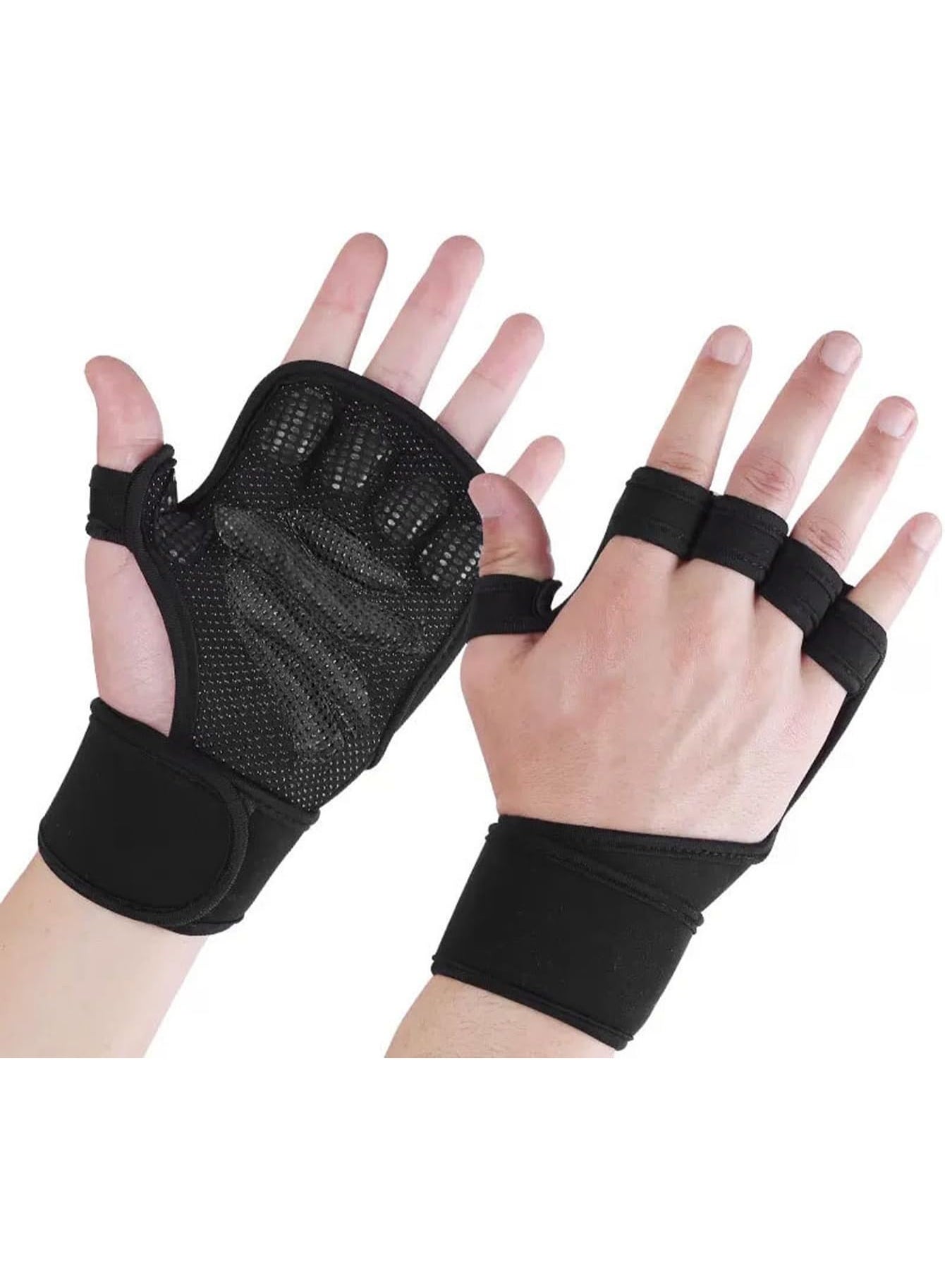 Weight Lifting Gloves, Wrist Wraps Wrist Straps for Weightlifting, Lifting Wrist Wraps Gym Gloves for Men Workout Gloves for Men Workout Gloves Women