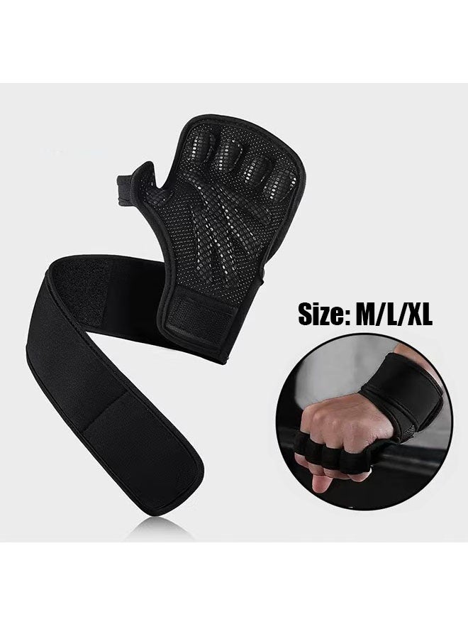 New Ventilated Workout Gloves – Anti-Slip Training Gloves with Wrist Support & Strong Grip for Gym, Weightlifting, Cycling, Fitness, Cross Training