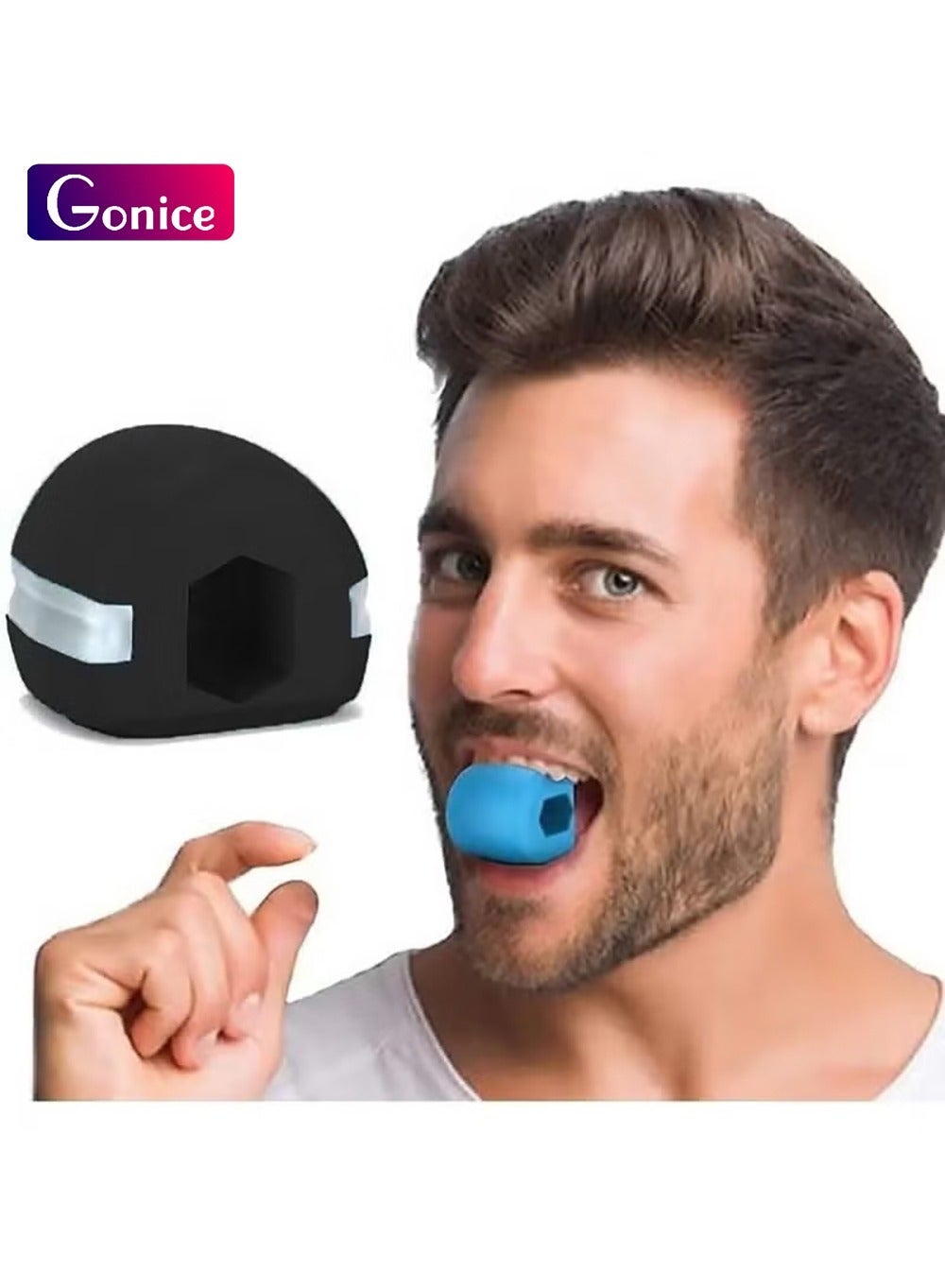 1Pcs Jawline Exerciser Tool Men & Women, Double Chin Reducer for Women Face Fat Reducer Jaw Exerciser for Men Jawline Shaper Slim and Tone Your Face & Neck Jaw Liner Tools for Men