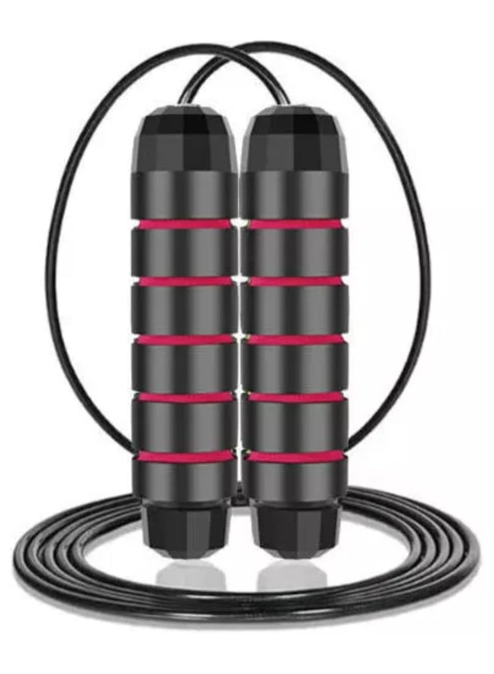 Adjustable Speed Heavy Weighted Steel Wire Exercise Skipping Jump Rope|Heavy Skipping Rope PVC Weighted Speed Exercise Jump Rope Breathing Handle 360 Degree rotation