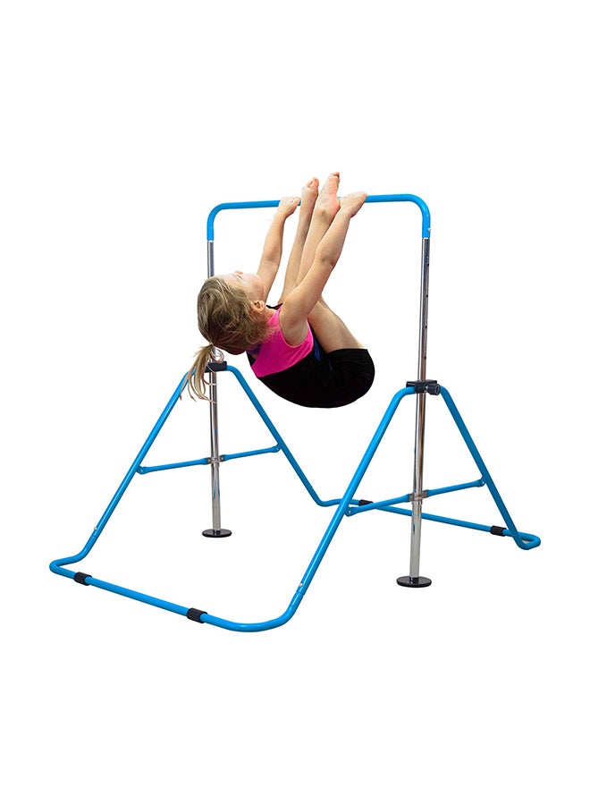 Expandable Gymnastics Bars Junior Training Bar Adjustable Height Blue