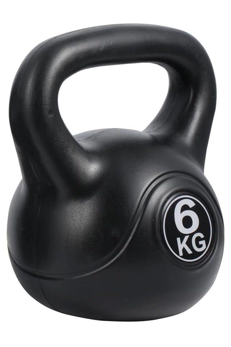 6KG Kettlebell – Fixed Weight Dumbbell for Strength Training, Cardio, Home Gym, Fitness & Full-Body Workouts – Indoor & Outdoor Exercise Tool