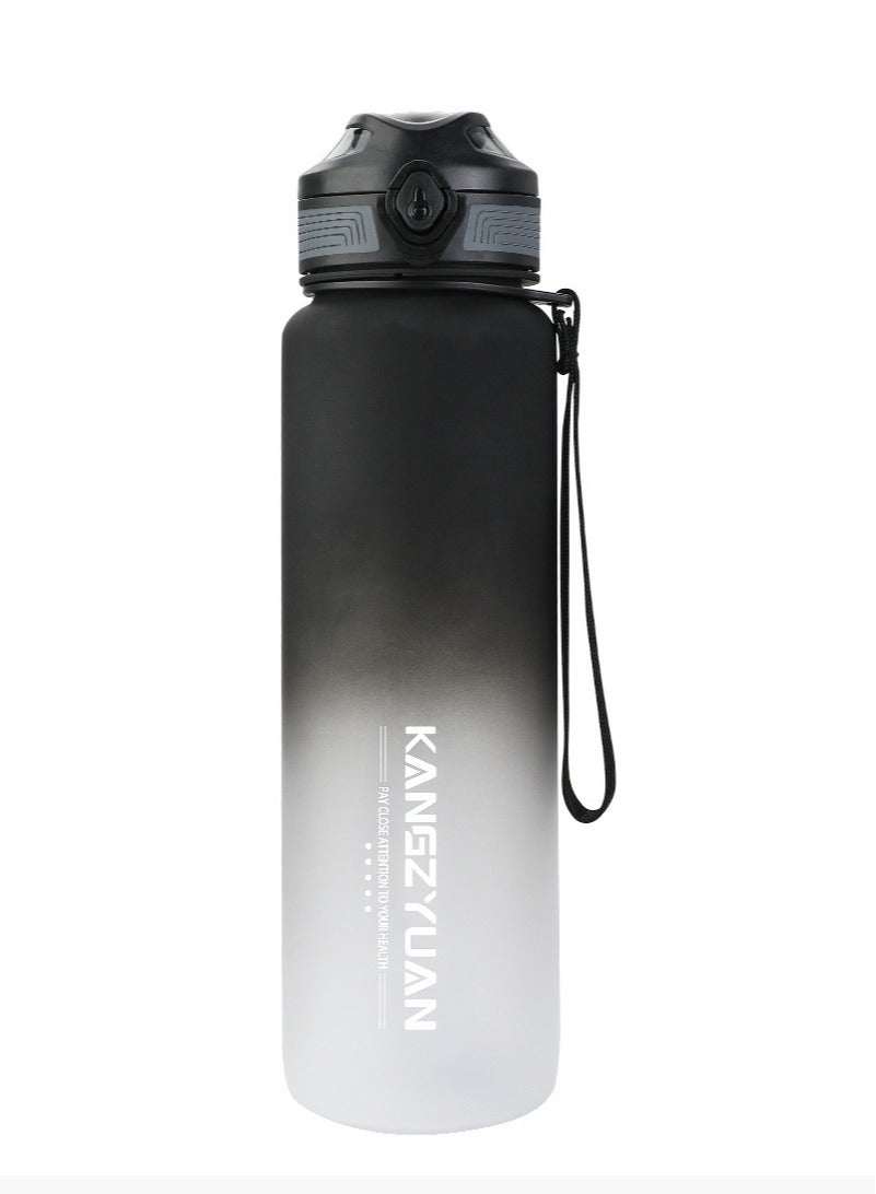 Sports Water Bottle  Protein Shaker Outdoor Travel Portable Leakproof Drinkware Plastic Drink Bottle BPA Free 1000mL