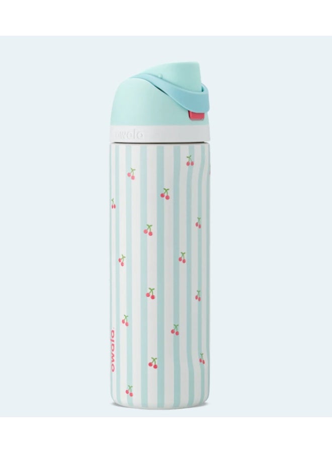 32oz FreeSip 710 Insulated Stainless Steel Water Bottle with Straw – Limited Edition Neon，Insulated Water Bottle Keep Cold 24H, Leak-Proof