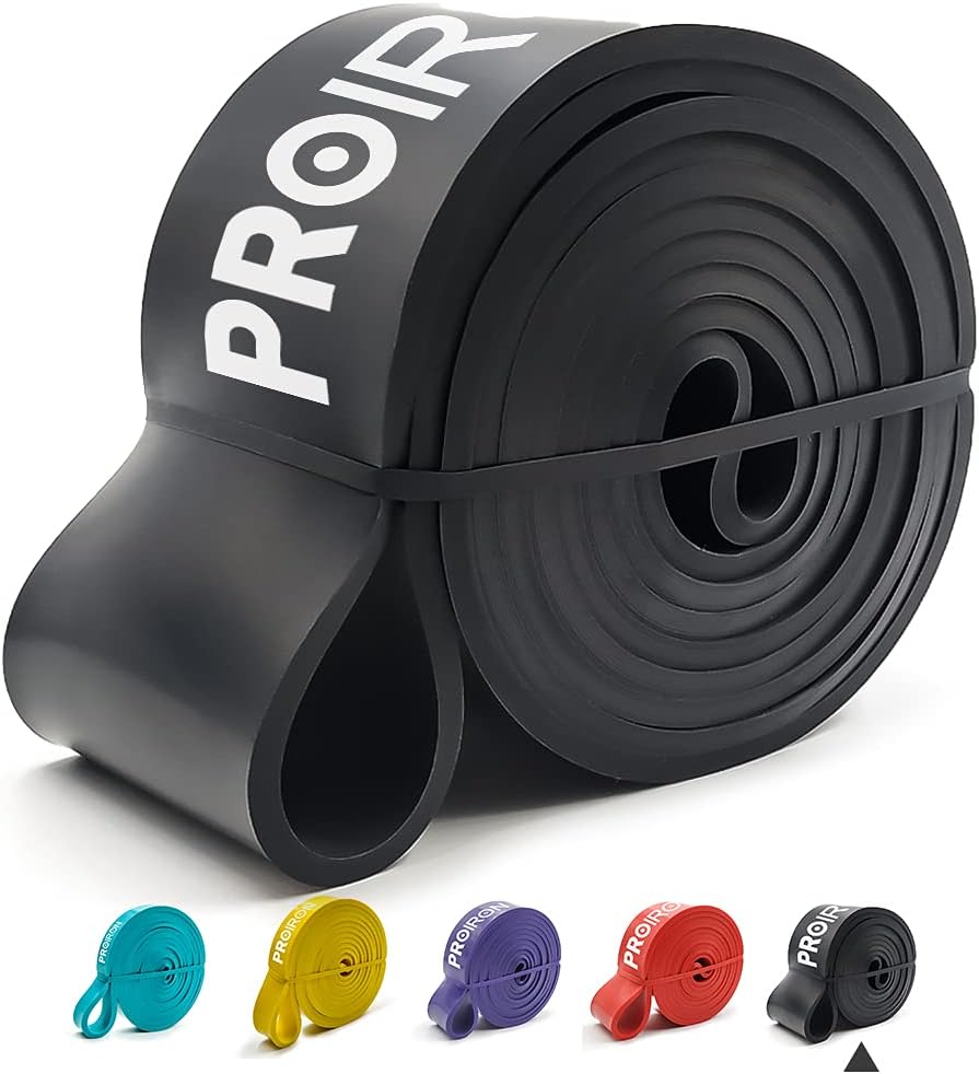 Pull Up Bands Heavy Duty Resistance Band Assisted Training Bands Ideal for Men and Women Crossfit,Assisted Pull-ups, Body Stretching,Powerlifting,Physical Therapy - Black Band 35-67 KG