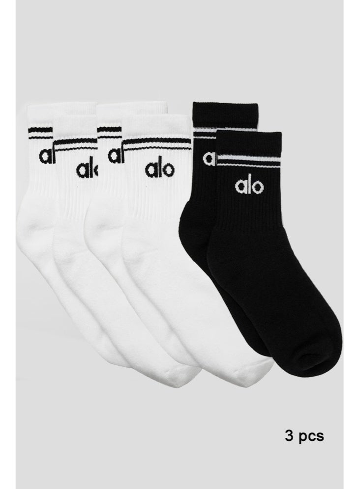 3PCS Half-Crew Throwback Sock - Unisex