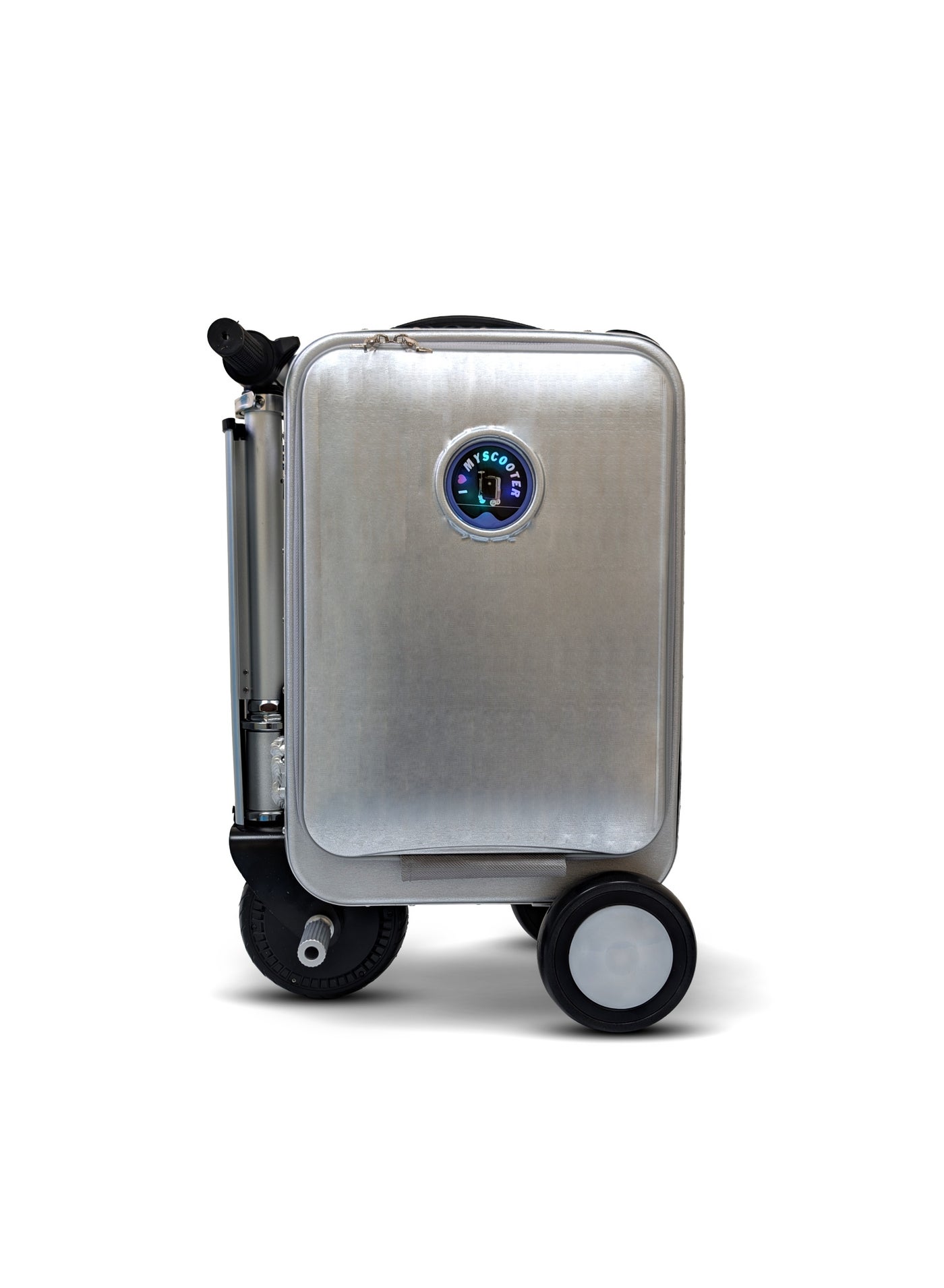 Luggage 20-Inch Rideable Suitcase, Electric Scooter Luggage Carry On Luggage with Removable Battery, TSA Lock,Load 110Kg Smart Riding Suitcase