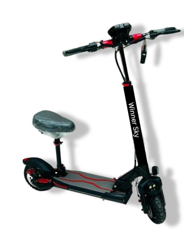E10 Electric Scooter Powered by 1200W Motor Black Design