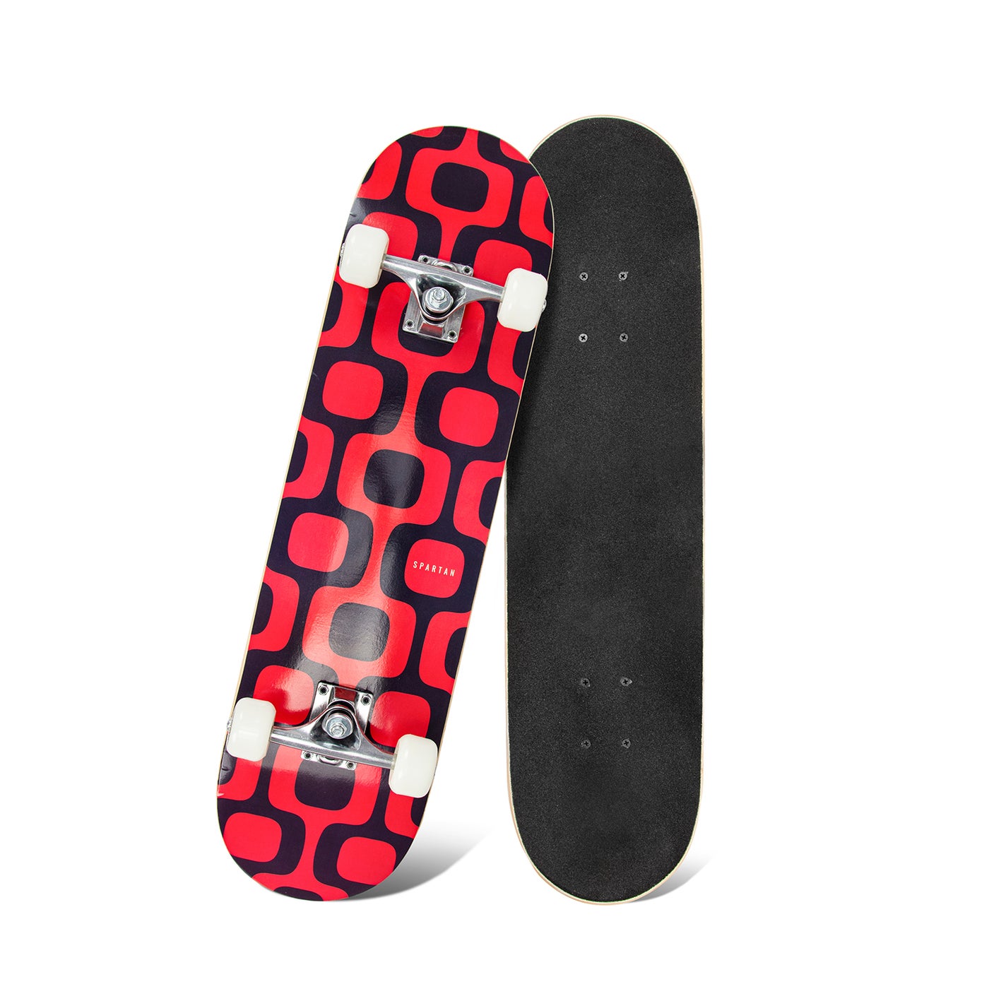 Spartan Ipanema Expert Skateboard 31" for Kids & Teens | 7-Ply Maple Wood Deck | 5" Heavy Duty Aluminum Trucks | 54x36mm PU Cast Wheels | Precision ABEC‑7 Bearings | Supports Up to 50KG | SP-1002