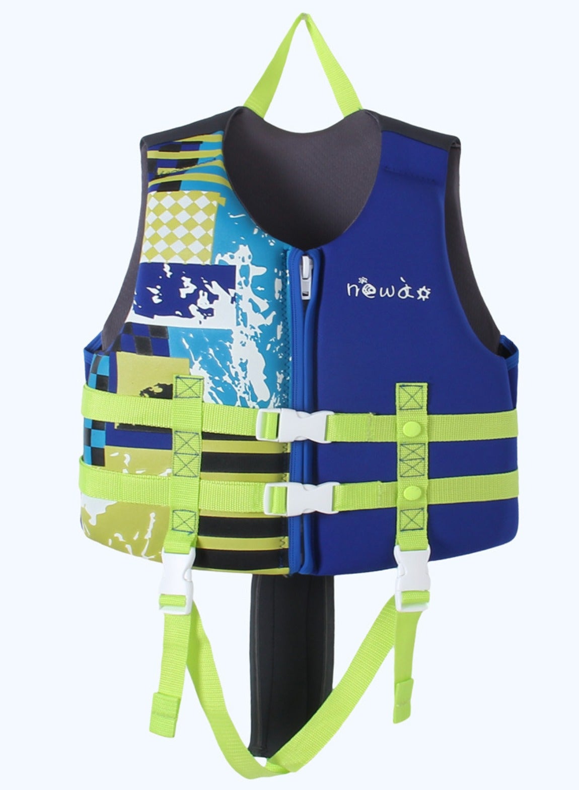Toddler Swim Vest, Kids Swimming Jacket Fit 30-50/50-80lbs, Child Floaties Vest wiht Safety Strap, Float Jacket for Girls/Boys on Pool,Beach,Boating, Learn to Swim Aid, Blue