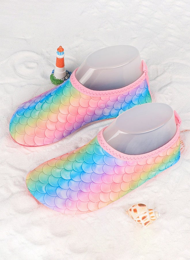 Kids Water Shoes Toddler Girls Boys Barefoot Non-Slip Quick Dry Aqua Socks for Beach Swim Walking