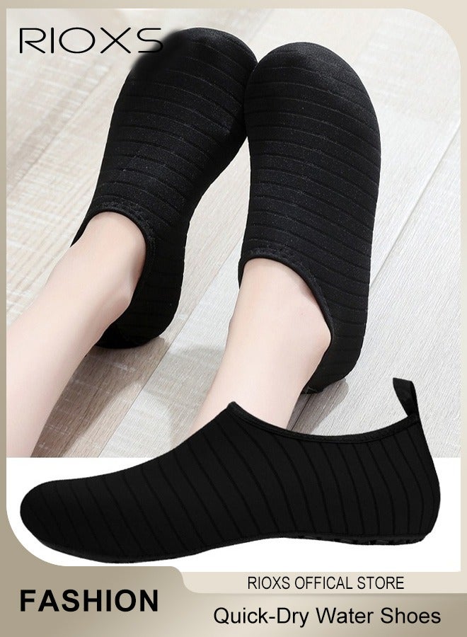 Water Shoes for Women Men, Unisex Quick-Dry Aqua Socks, Men's Comfort Shoes, Women's Barefoot Aqua Socks, Non Slip Socks Shoes for Swim Beach Pool, Barefoot Yoga Exercise Sports Socks Shoes, Outdoor Sport Accessories, Camping Cruise Surf Sport Must Haves,