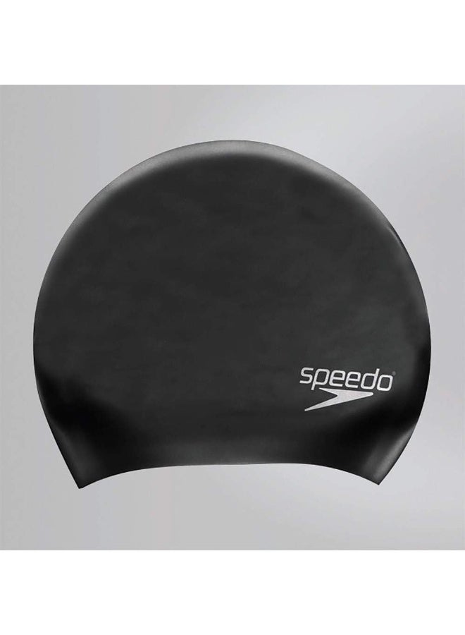 Speedo Unisex Ultra Pace Swimming Cap - Black | Premium Swimwear & Swimming Accessory by Speedo for Training, Fitness and Recreational Use
