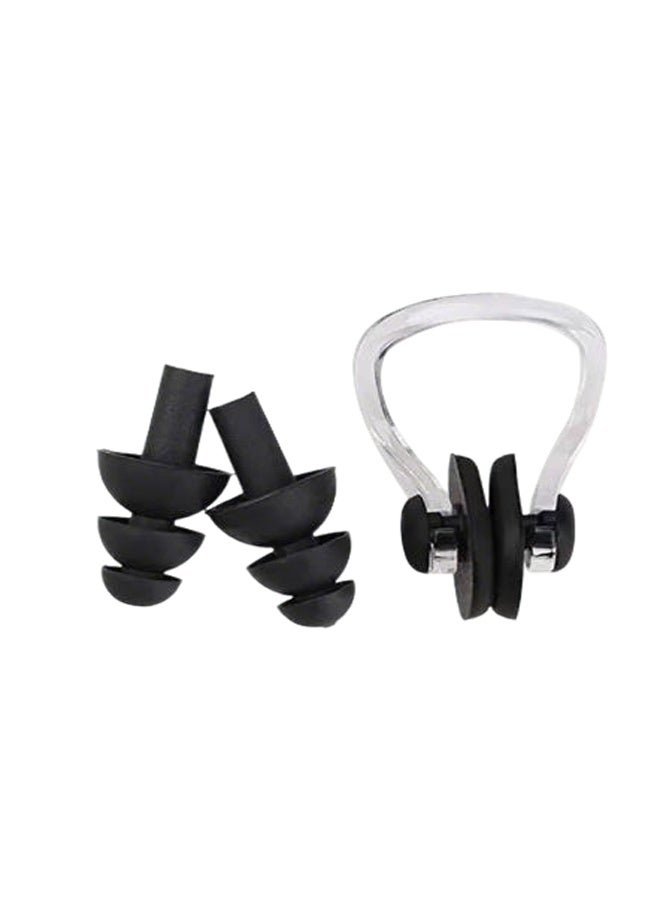 Waterproof Silicone Swimming Earplugs Nose Clip Plugs,Ear & Nose Protector Swimming Set