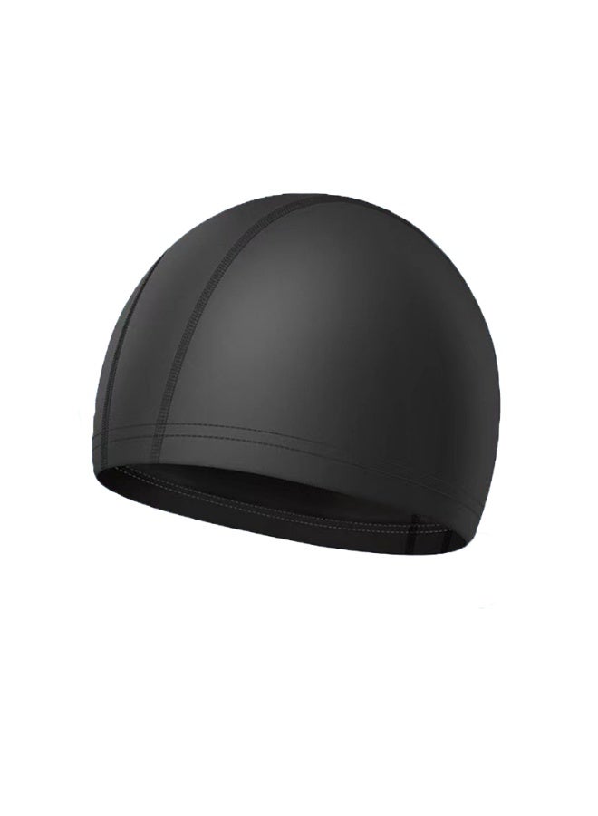 PU Waterproof fabric Swimming Cap,Long Hair Swim Cap Shower Cap for Men Women