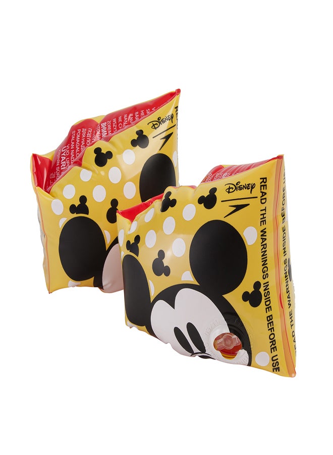 Kids' X Disney Mickey Mouse Printed Armbands Yellow