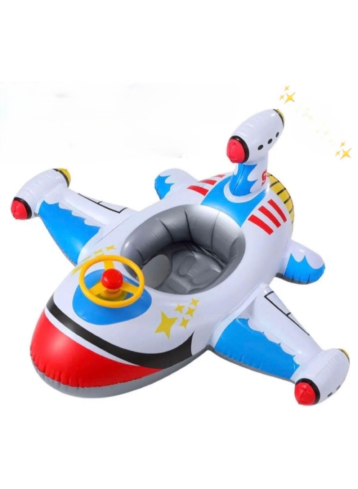 Kids Float, For Kids, Vehicles, Horn, With Handle, Airplane Type, 3-6 Years Old, Foot Insert, Exquisite, Baby