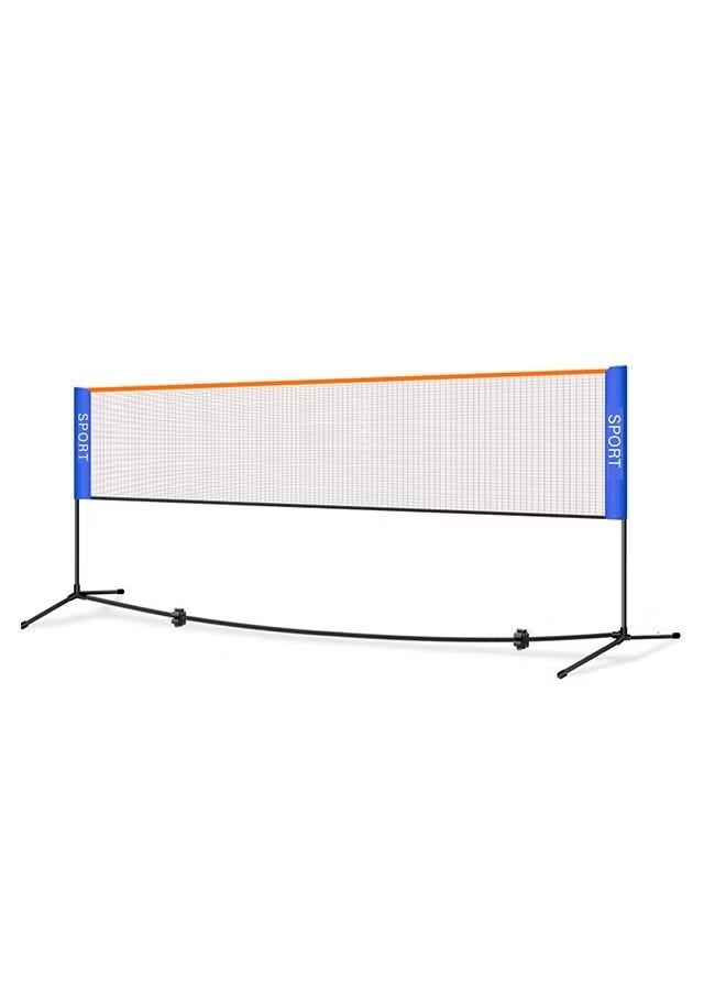 Tennis Badminton Net Set with Stand Frame Carry Bag Portable Height Adjustable Outdoor Badminton Net Set