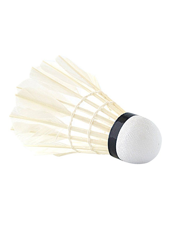 6-Piece Goose Feather Shuttlecocks
