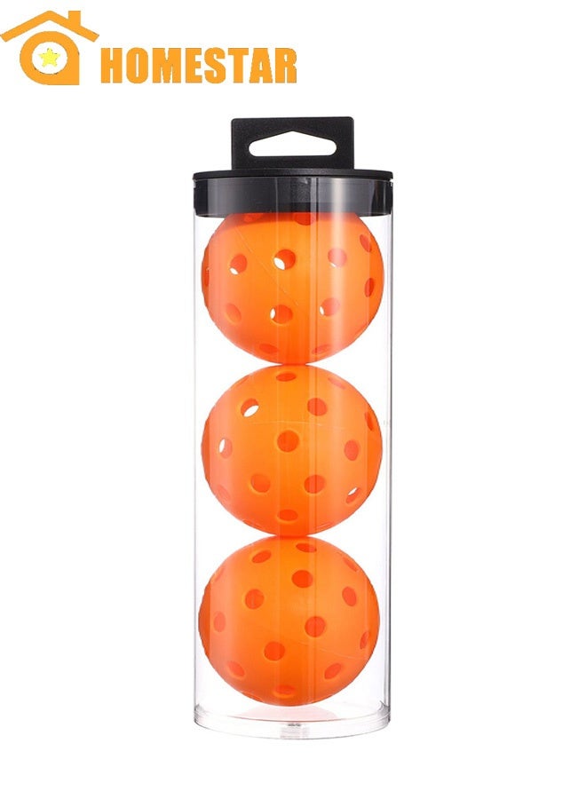 Sports X-40 Outdoor Pickle balls, Official Ball of Pickle ball, 3 Packs Pickle ball Buckets, Orange of Regulation Pickle balls