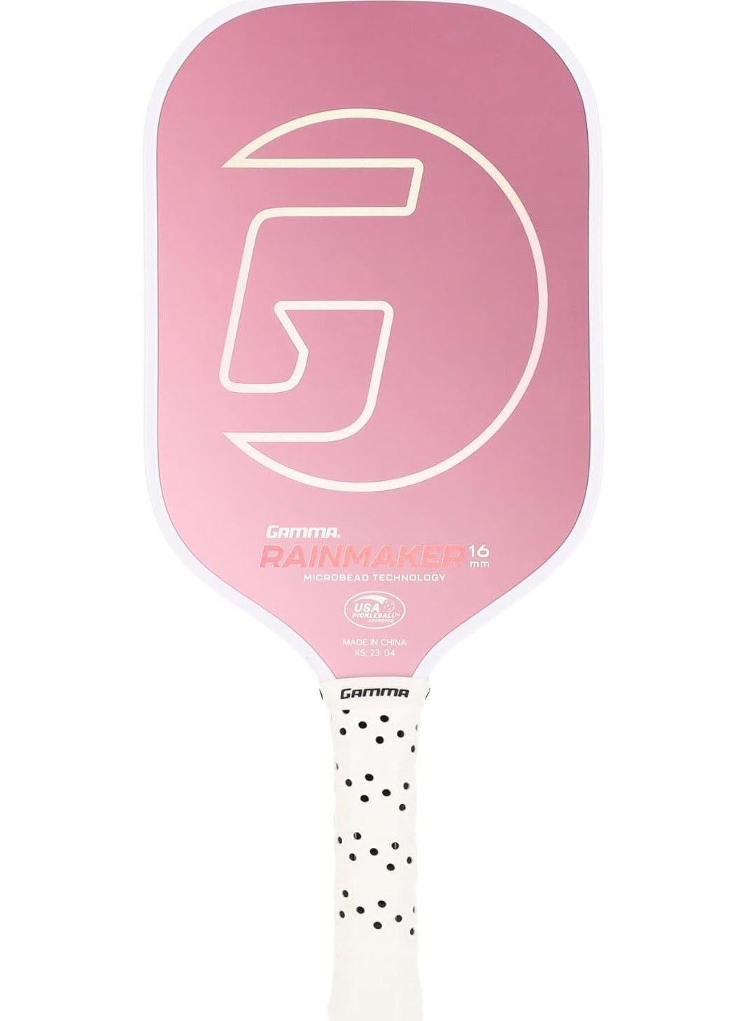 Rainmaker Pickleball Paddle  Lightweight, Large Sweet Spot, Microbead Carbon Fiber Face For Spin & Control, Customizable Swing Weight  Available In 6 Colors