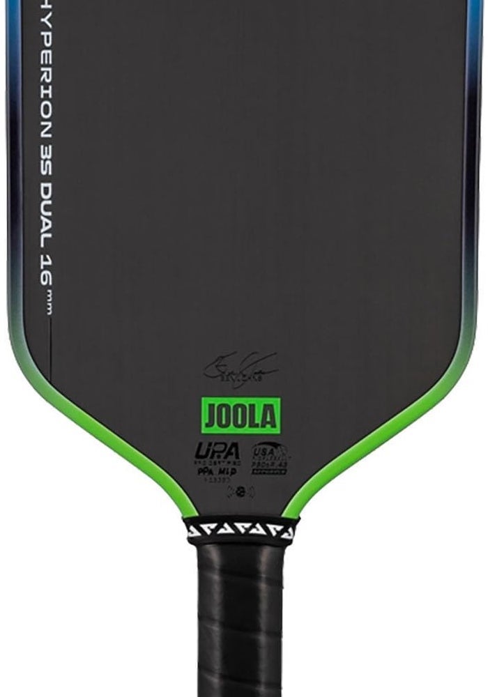 JOOLA Hyperion Pro 3S Dual 16mm Pickleball Paddle - Grey/Blue