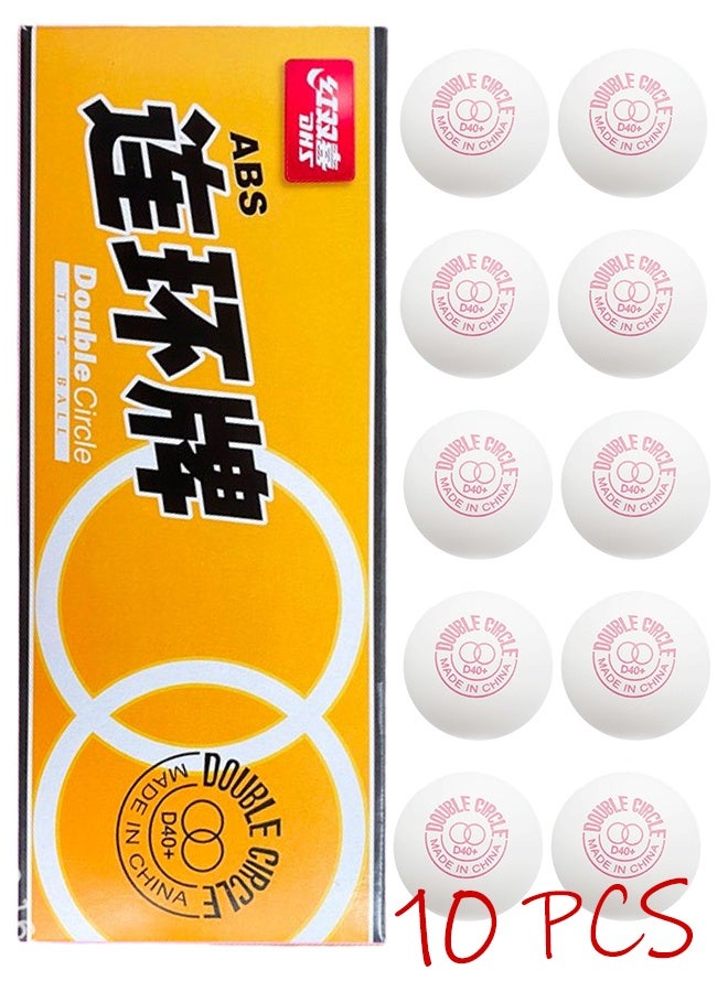 10 pcs Ping Pong Balls Multicolor White  Advanced Table Tennis Balls 3 Star Training & Practice Ping Pong Ball，Competition and Recreational Play, Games, DIY