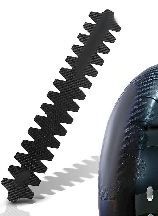 Racket Protector, Carbon Fiber Texture – Large | Lightweight & Durable for Maximum Edge Protection | Universal Fit, Easy to Apply